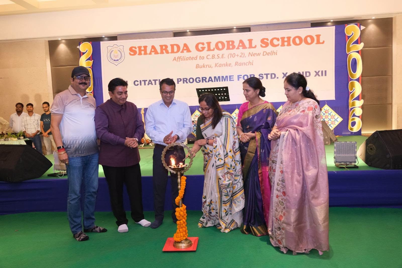 Attended Sharda Global School Felicitation Ceremony Honouring Academic Excellence