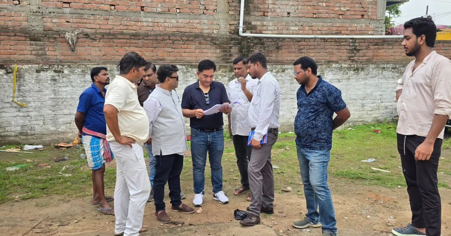 Inspected BJP District Office Construction Projects in Santhal Pargana